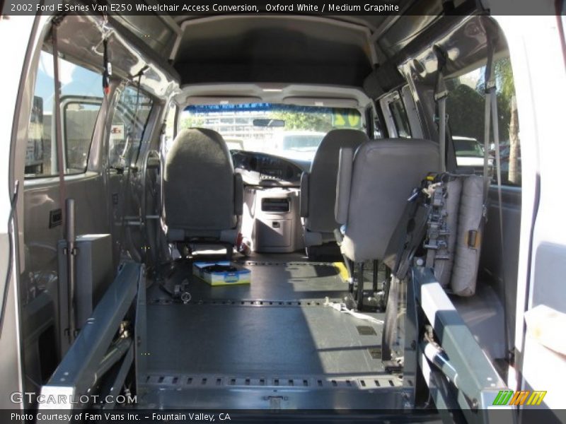  2002 E Series Van E250 Wheelchair Access Conversion Medium Graphite Interior