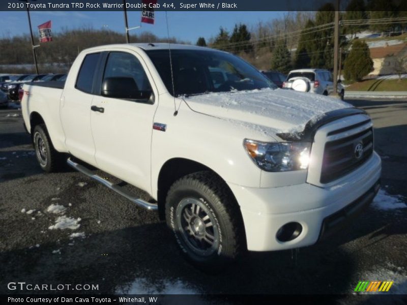 Super White / Black 2010 Toyota Tundra TRD Rock Warrior Double Cab 4x4