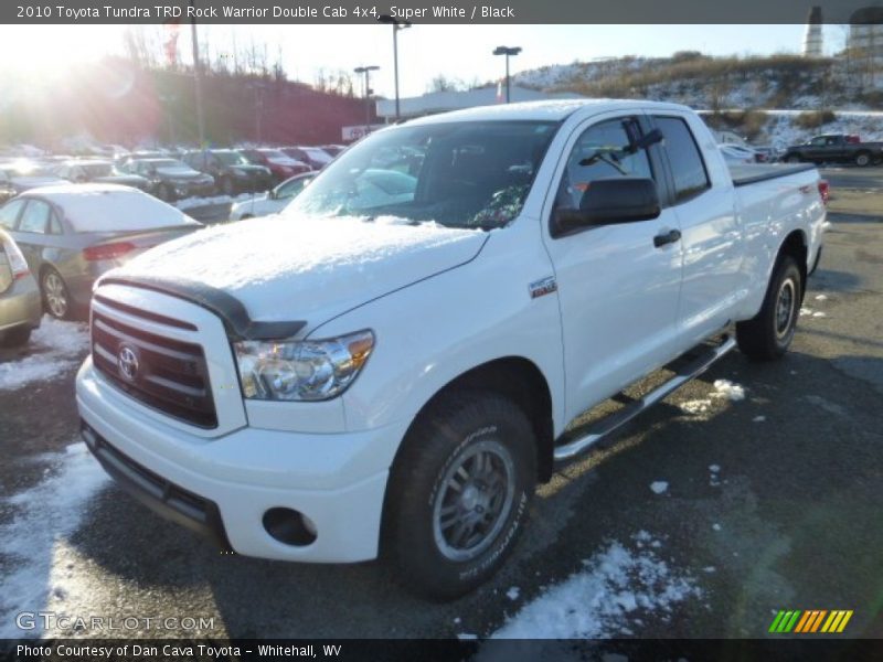 Super White / Black 2010 Toyota Tundra TRD Rock Warrior Double Cab 4x4
