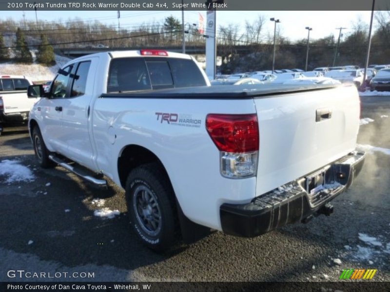 Super White / Black 2010 Toyota Tundra TRD Rock Warrior Double Cab 4x4