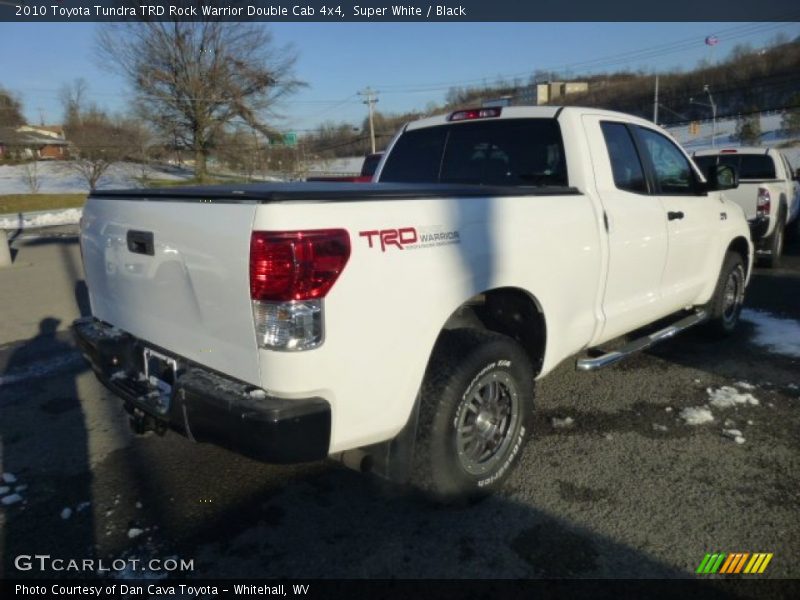 Super White / Black 2010 Toyota Tundra TRD Rock Warrior Double Cab 4x4