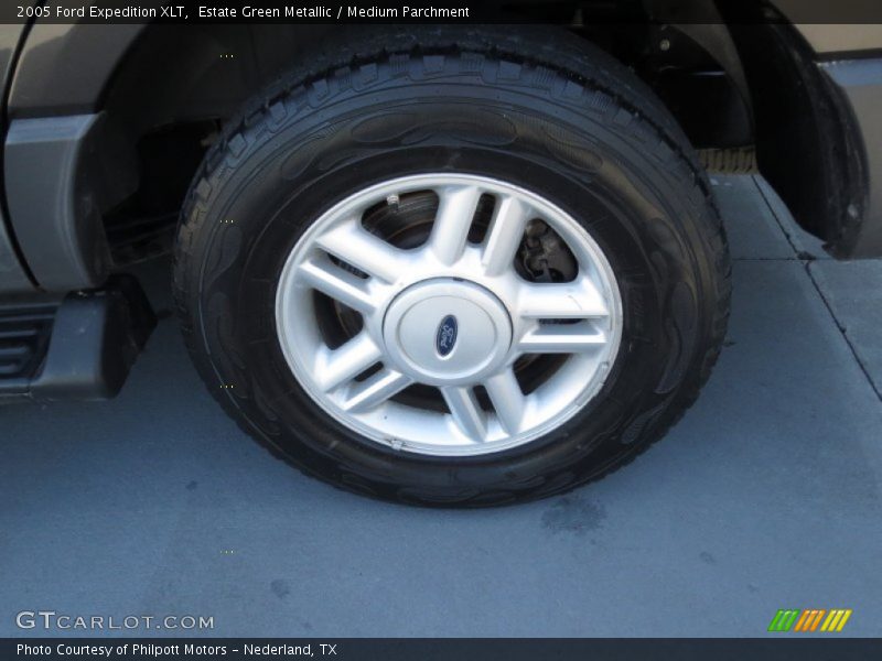 Estate Green Metallic / Medium Parchment 2005 Ford Expedition XLT