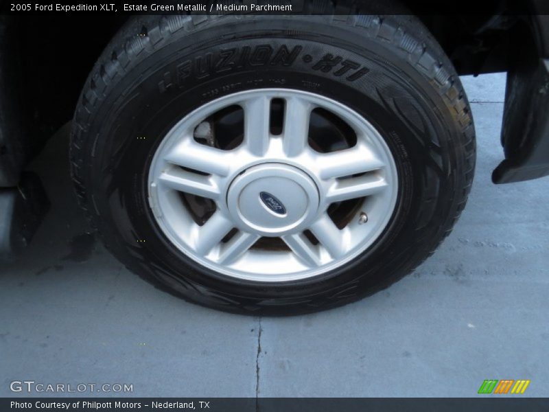 Estate Green Metallic / Medium Parchment 2005 Ford Expedition XLT