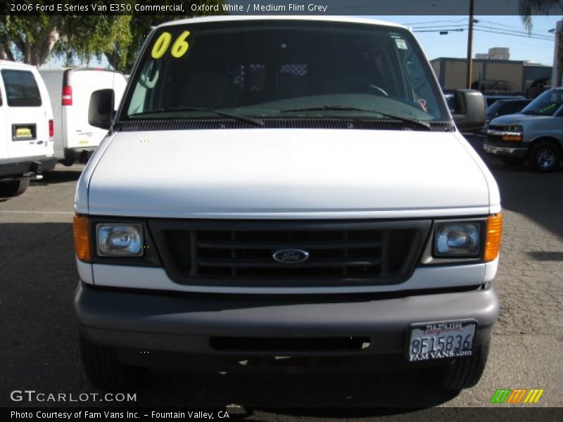 Oxford White / Medium Flint Grey 2006 Ford E Series Van E350 Commercial