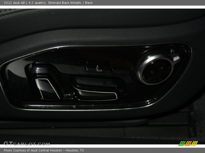 Emerald Black Metallic / Black 2012 Audi A8 L 4.2 quattro
