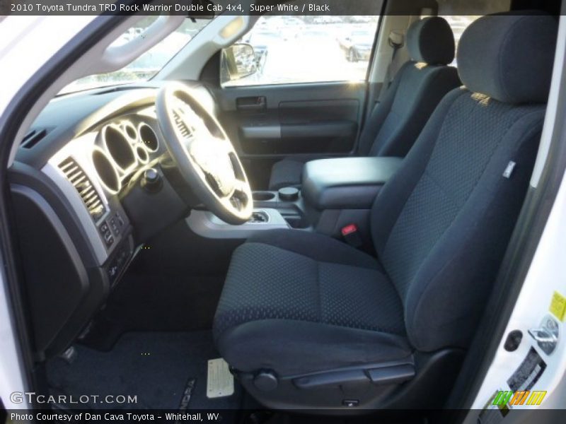 Super White / Black 2010 Toyota Tundra TRD Rock Warrior Double Cab 4x4