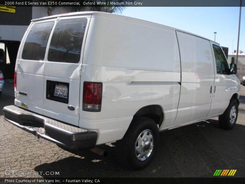 Oxford White / Medium Flint Grey 2006 Ford E Series Van E350 Commercial