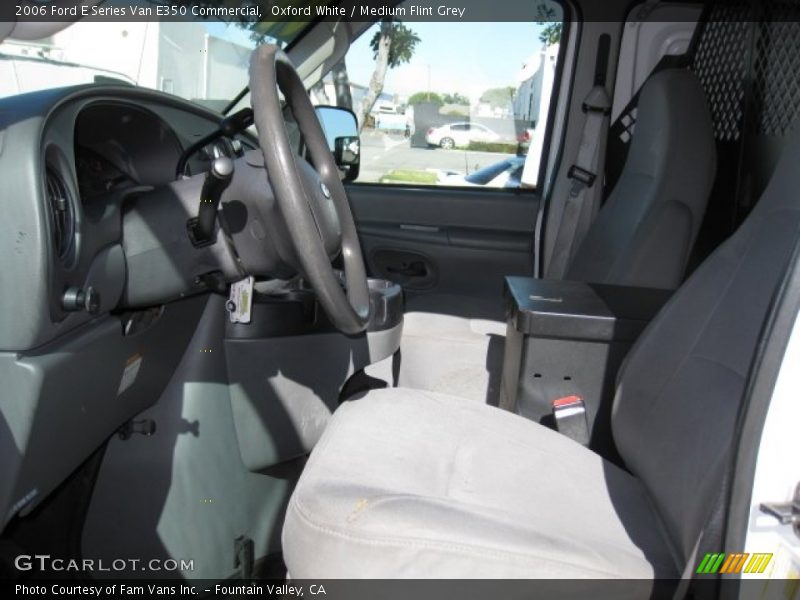 Oxford White / Medium Flint Grey 2006 Ford E Series Van E350 Commercial