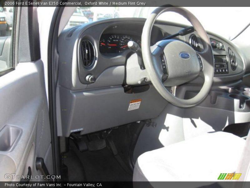 Oxford White / Medium Flint Grey 2006 Ford E Series Van E350 Commercial