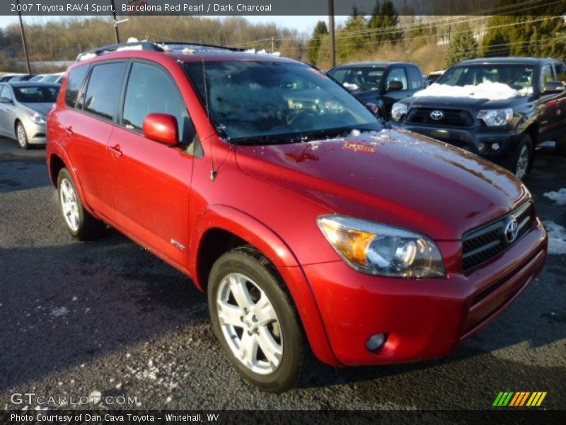 Barcelona Red Pearl / Dark Charcoal 2007 Toyota RAV4 Sport