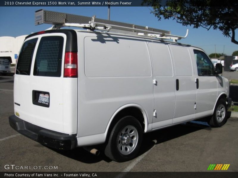 Summit White / Medium Pewter 2010 Chevrolet Express 1500 Work Van