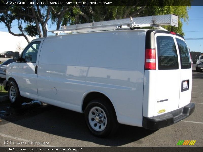 Summit White / Medium Pewter 2010 Chevrolet Express 1500 Work Van