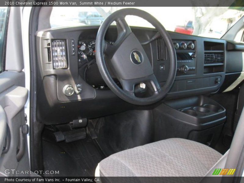 Summit White / Medium Pewter 2010 Chevrolet Express 1500 Work Van