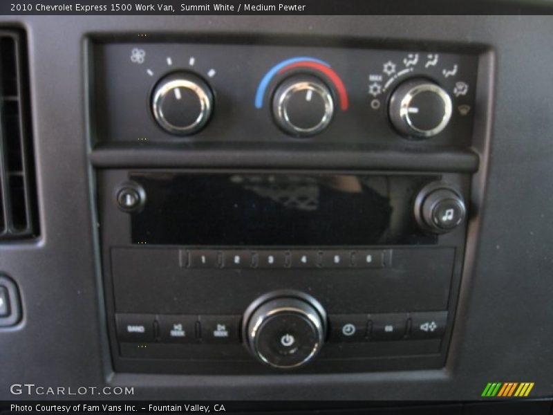 Summit White / Medium Pewter 2010 Chevrolet Express 1500 Work Van