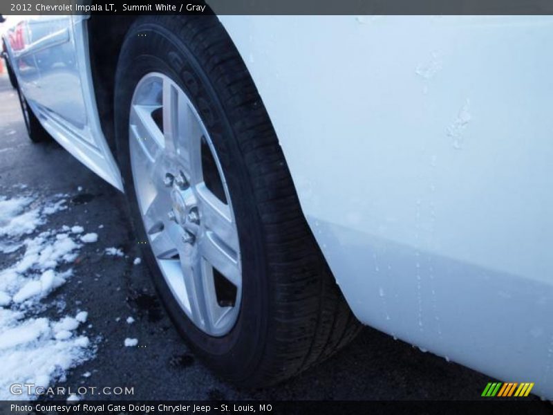 Summit White / Gray 2012 Chevrolet Impala LT