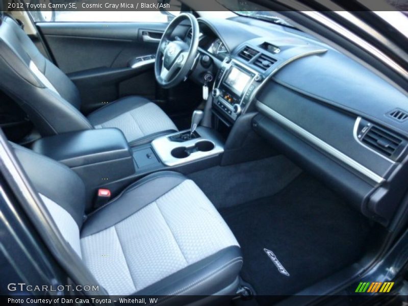 Cosmic Gray Mica / Black/Ash 2012 Toyota Camry SE