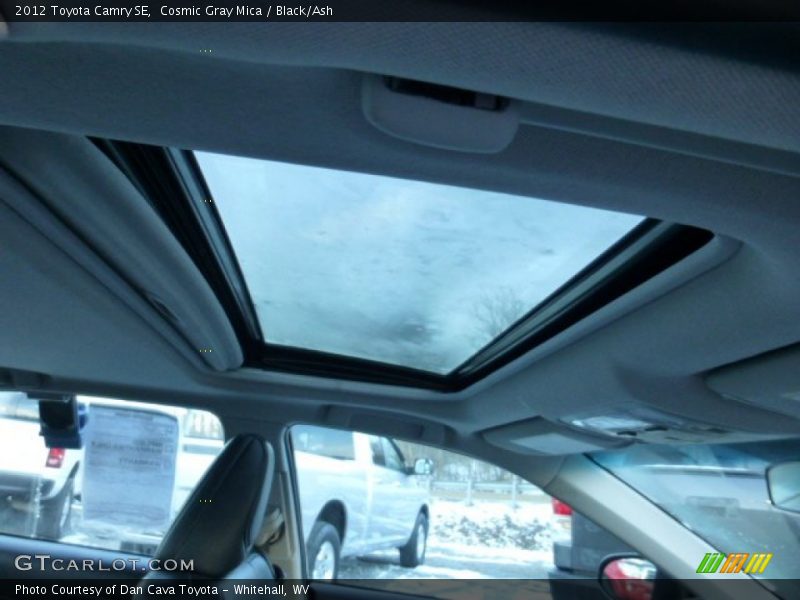 Cosmic Gray Mica / Black/Ash 2012 Toyota Camry SE