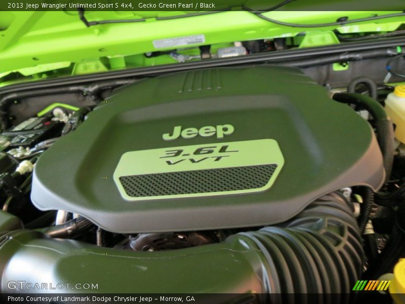  2013 Wrangler Unlimited Sport S 4x4 Engine - 3.6 Liter DOHC 24-Valve VVT Pentastar V6