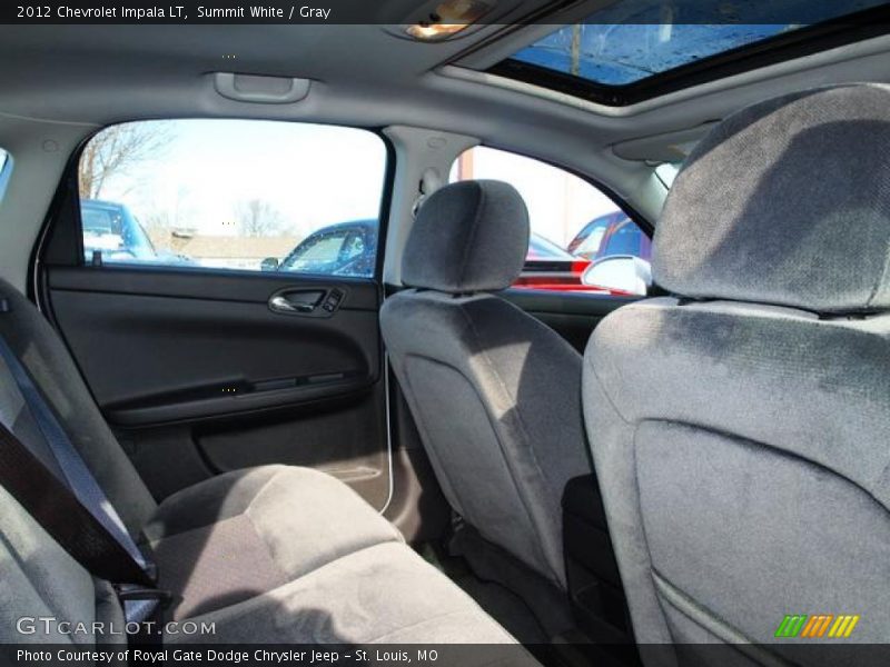 Summit White / Gray 2012 Chevrolet Impala LT