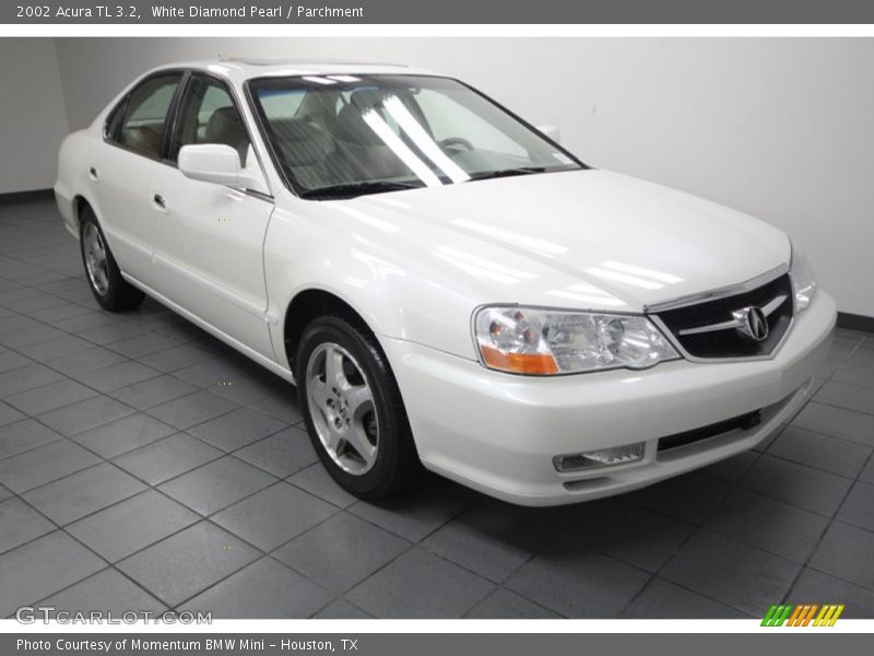 White Diamond Pearl / Parchment 2002 Acura TL 3.2