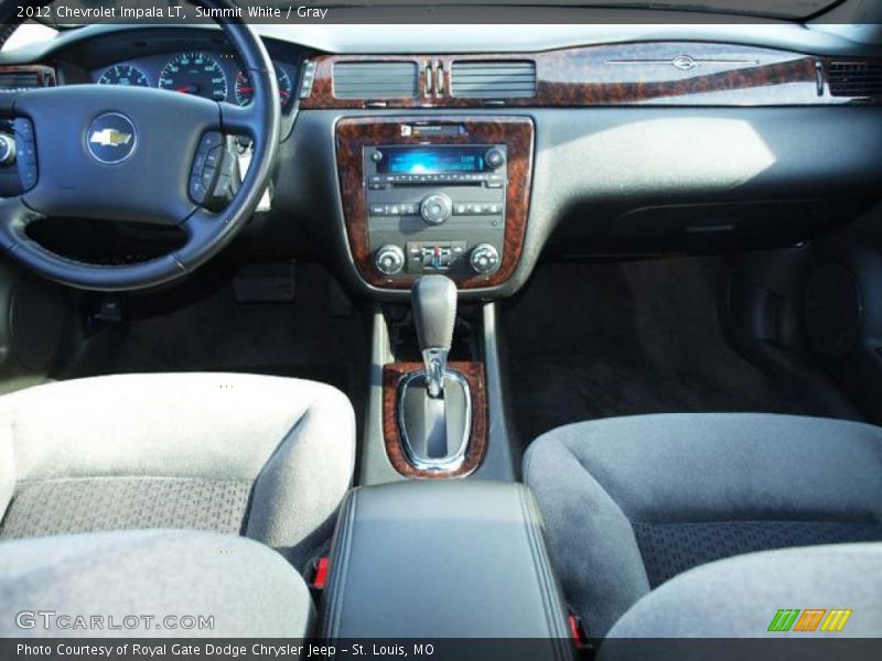 Summit White / Gray 2012 Chevrolet Impala LT