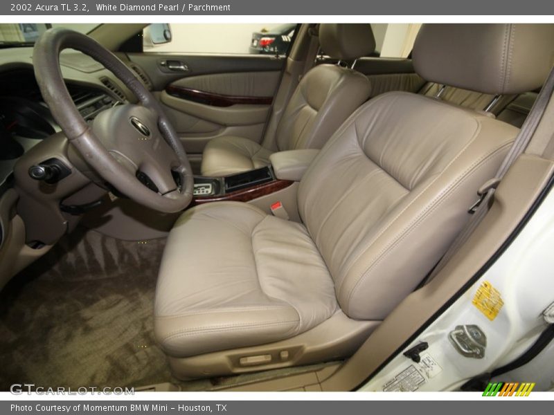 White Diamond Pearl / Parchment 2002 Acura TL 3.2