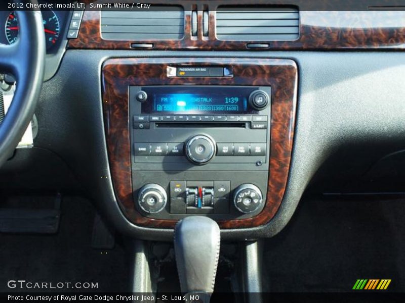 Summit White / Gray 2012 Chevrolet Impala LT