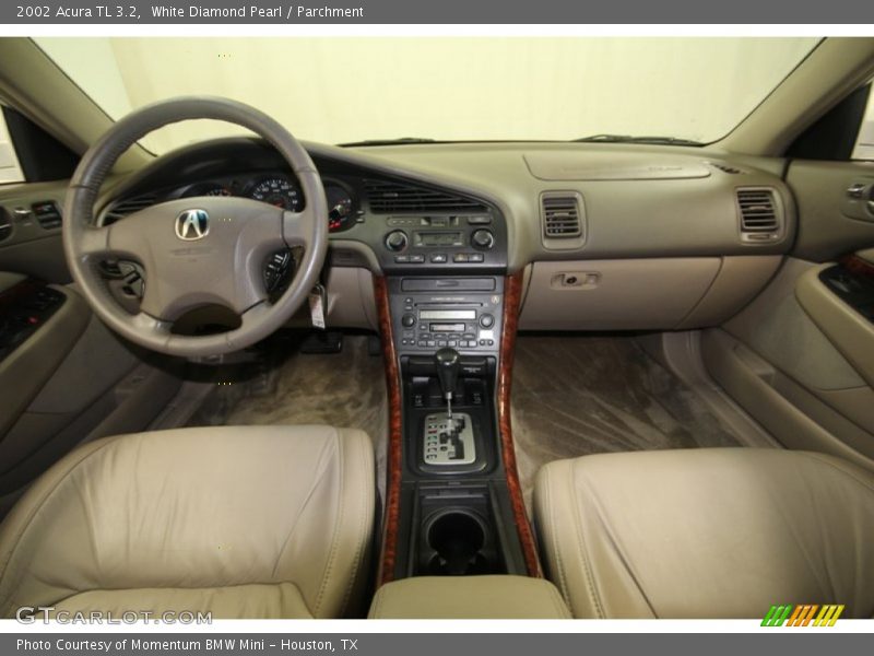 White Diamond Pearl / Parchment 2002 Acura TL 3.2