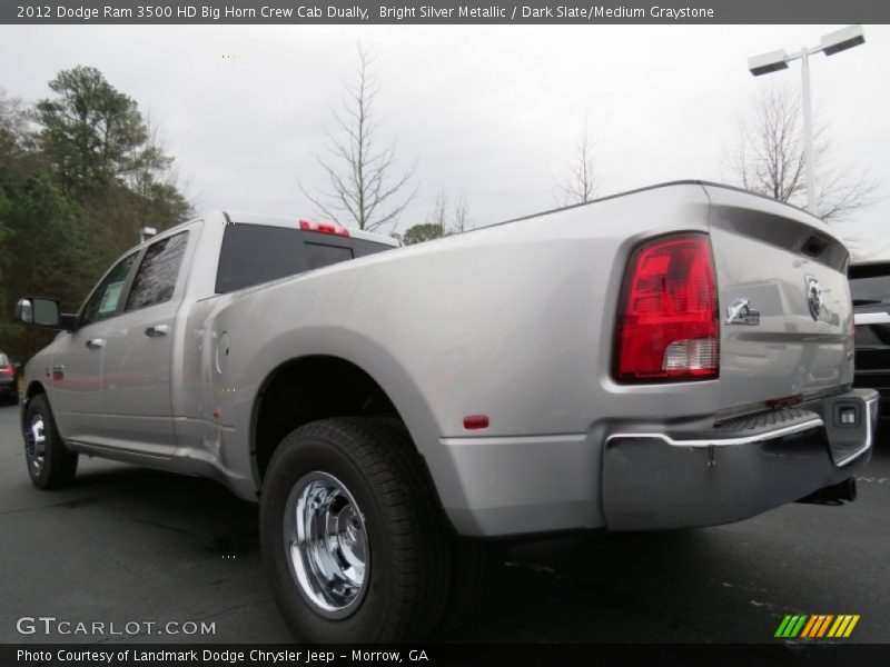 Bright Silver Metallic / Dark Slate/Medium Graystone 2012 Dodge Ram 3500 HD Big Horn Crew Cab Dually