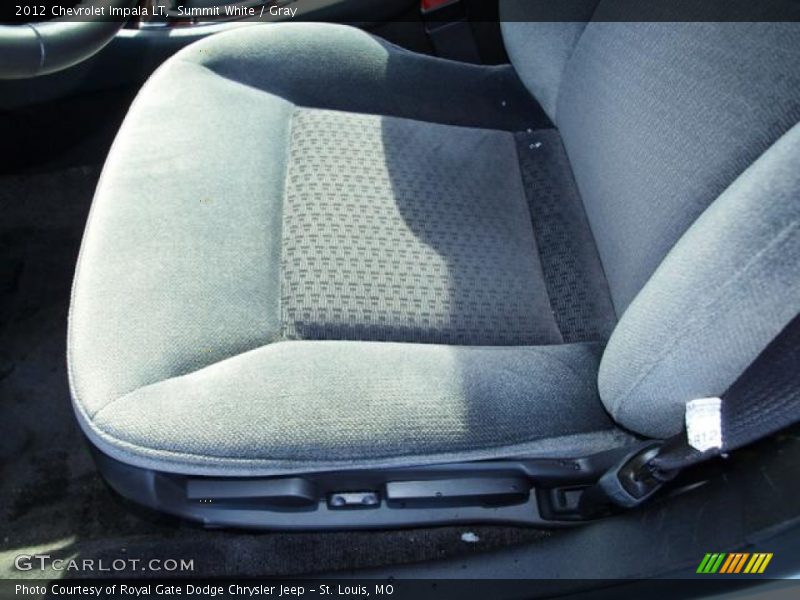 Summit White / Gray 2012 Chevrolet Impala LT