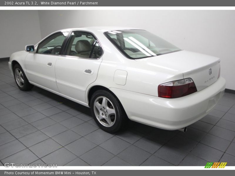 White Diamond Pearl / Parchment 2002 Acura TL 3.2