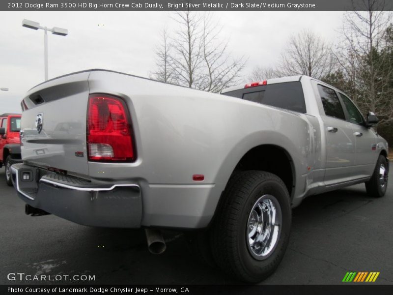 Bright Silver Metallic / Dark Slate/Medium Graystone 2012 Dodge Ram 3500 HD Big Horn Crew Cab Dually
