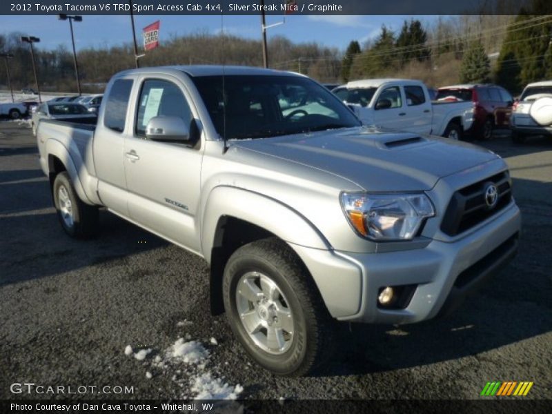Silver Streak Mica / Graphite 2012 Toyota Tacoma V6 TRD Sport Access Cab 4x4