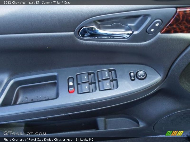 Summit White / Gray 2012 Chevrolet Impala LT