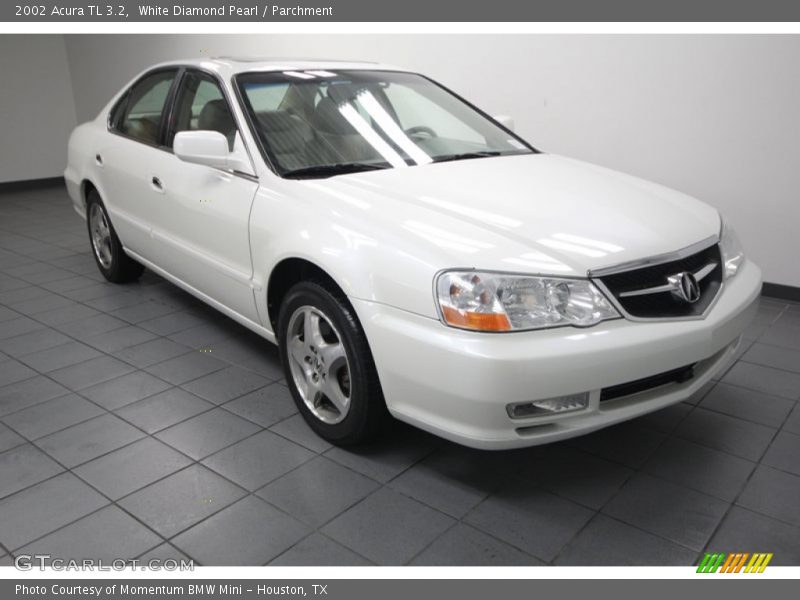 White Diamond Pearl / Parchment 2002 Acura TL 3.2