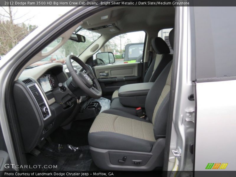 Bright Silver Metallic / Dark Slate/Medium Graystone 2012 Dodge Ram 3500 HD Big Horn Crew Cab Dually