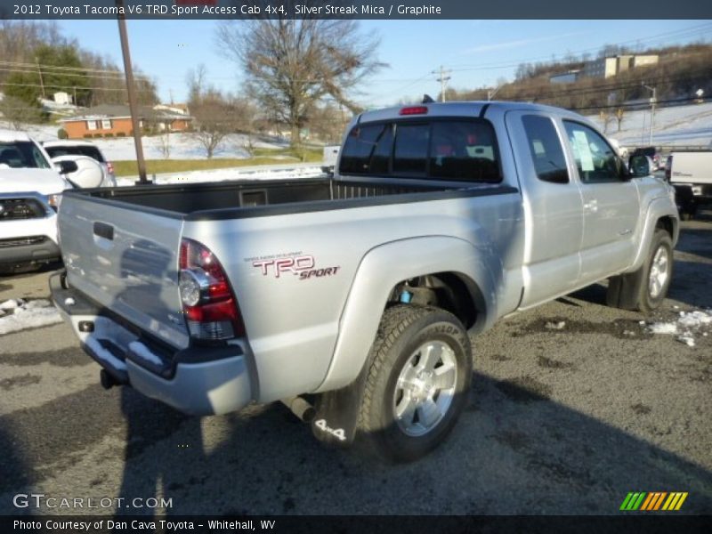 Silver Streak Mica / Graphite 2012 Toyota Tacoma V6 TRD Sport Access Cab 4x4