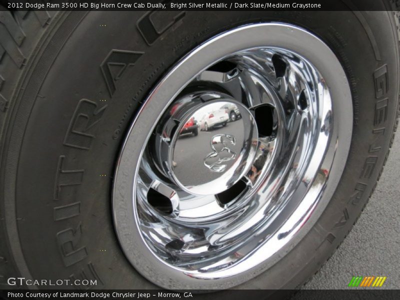 Bright Silver Metallic / Dark Slate/Medium Graystone 2012 Dodge Ram 3500 HD Big Horn Crew Cab Dually