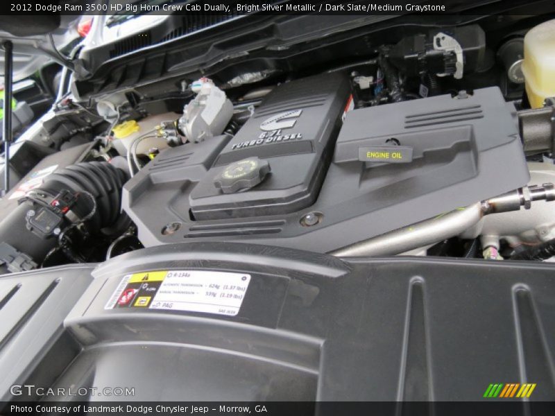 Bright Silver Metallic / Dark Slate/Medium Graystone 2012 Dodge Ram 3500 HD Big Horn Crew Cab Dually