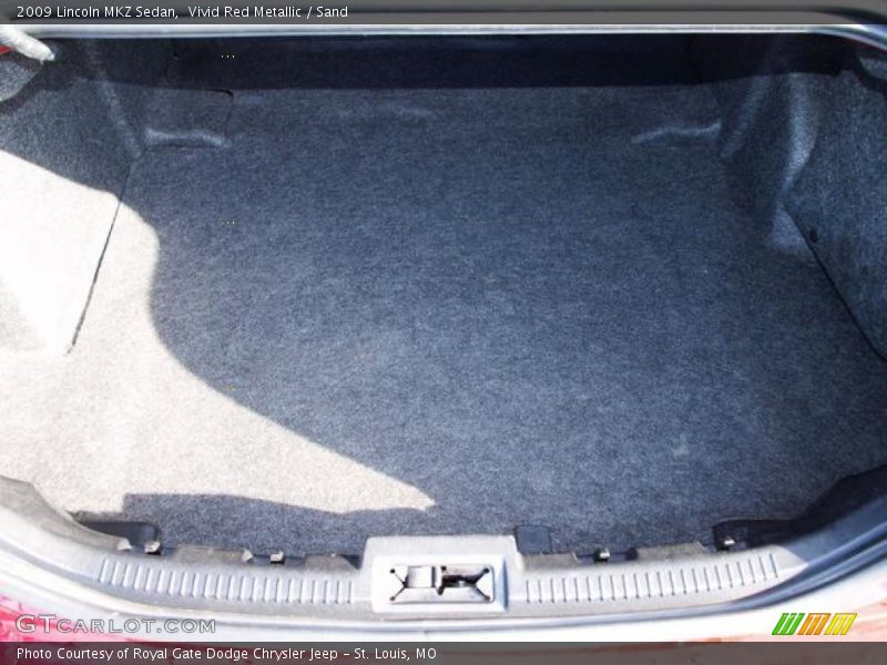 Vivid Red Metallic / Sand 2009 Lincoln MKZ Sedan