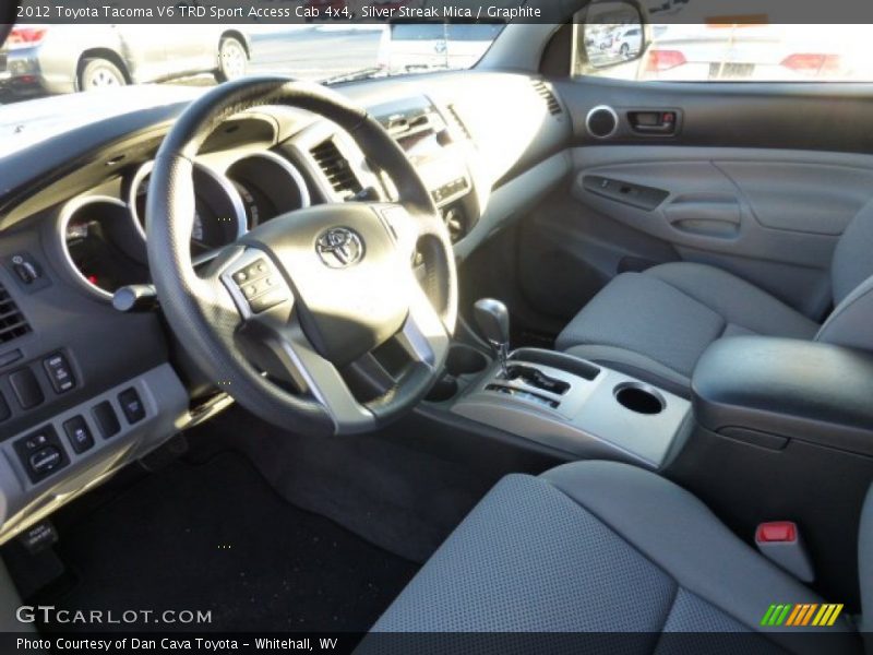 Silver Streak Mica / Graphite 2012 Toyota Tacoma V6 TRD Sport Access Cab 4x4