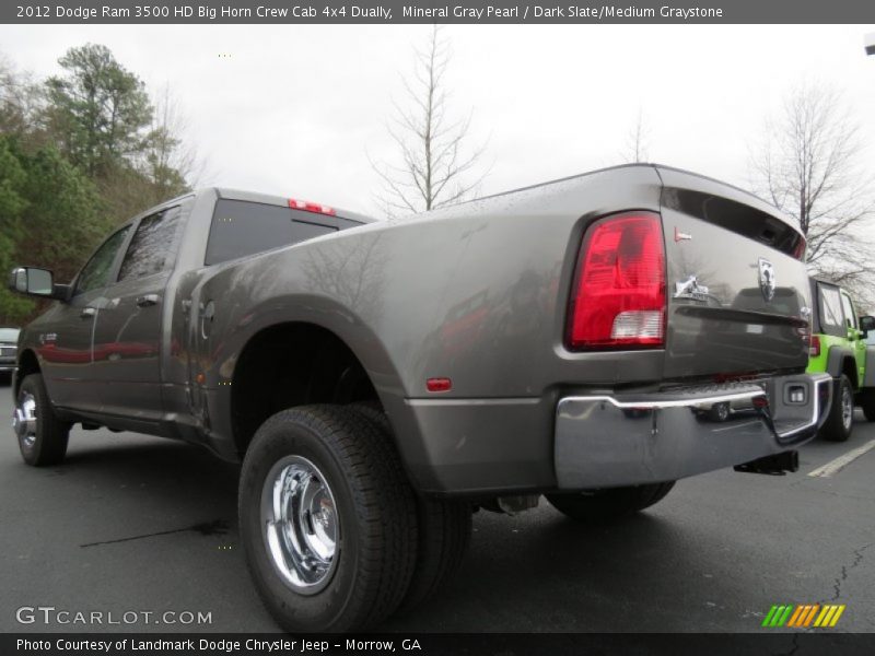 Mineral Gray Pearl / Dark Slate/Medium Graystone 2012 Dodge Ram 3500 HD Big Horn Crew Cab 4x4 Dually
