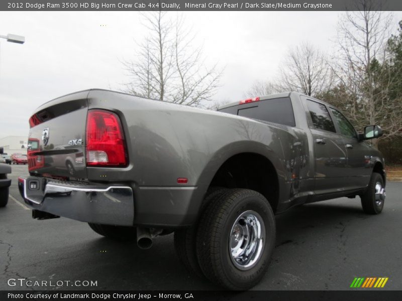 Mineral Gray Pearl / Dark Slate/Medium Graystone 2012 Dodge Ram 3500 HD Big Horn Crew Cab 4x4 Dually