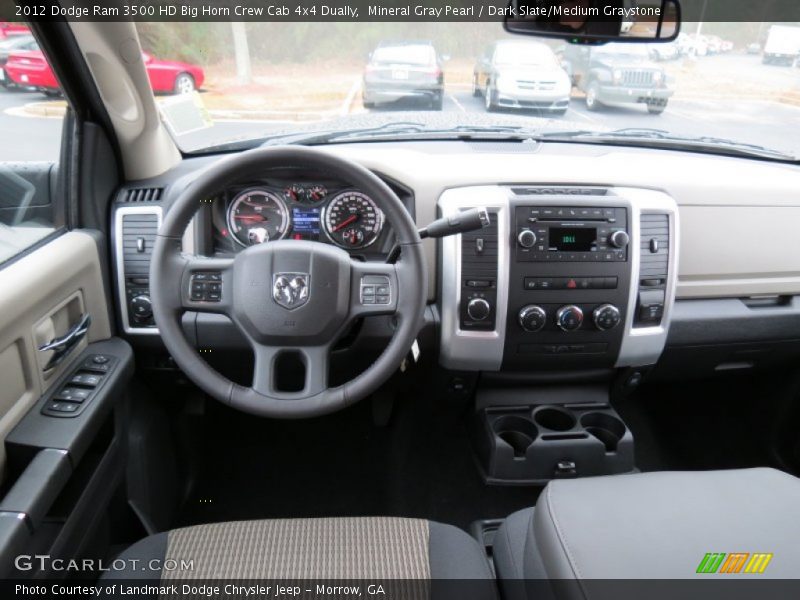 Mineral Gray Pearl / Dark Slate/Medium Graystone 2012 Dodge Ram 3500 HD Big Horn Crew Cab 4x4 Dually
