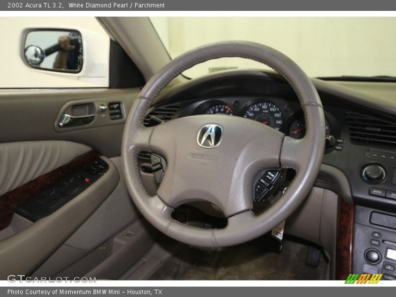 White Diamond Pearl / Parchment 2002 Acura TL 3.2
