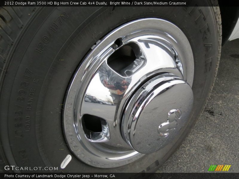 Bright White / Dark Slate/Medium Graystone 2012 Dodge Ram 3500 HD Big Horn Crew Cab 4x4 Dually