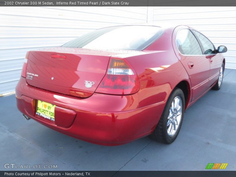 Inferno Red Tinted Pearl / Dark Slate Gray 2002 Chrysler 300 M Sedan