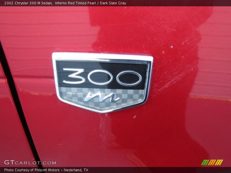 Inferno Red Tinted Pearl / Dark Slate Gray 2002 Chrysler 300 M Sedan