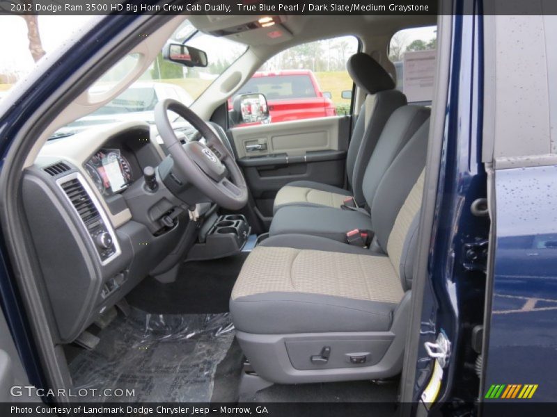 True Blue Pearl / Dark Slate/Medium Graystone 2012 Dodge Ram 3500 HD Big Horn Crew Cab Dually