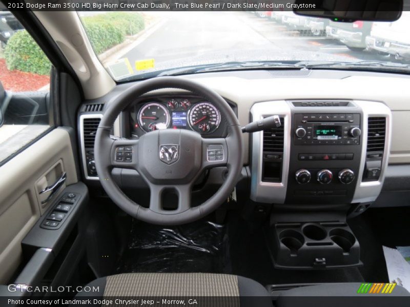True Blue Pearl / Dark Slate/Medium Graystone 2012 Dodge Ram 3500 HD Big Horn Crew Cab Dually